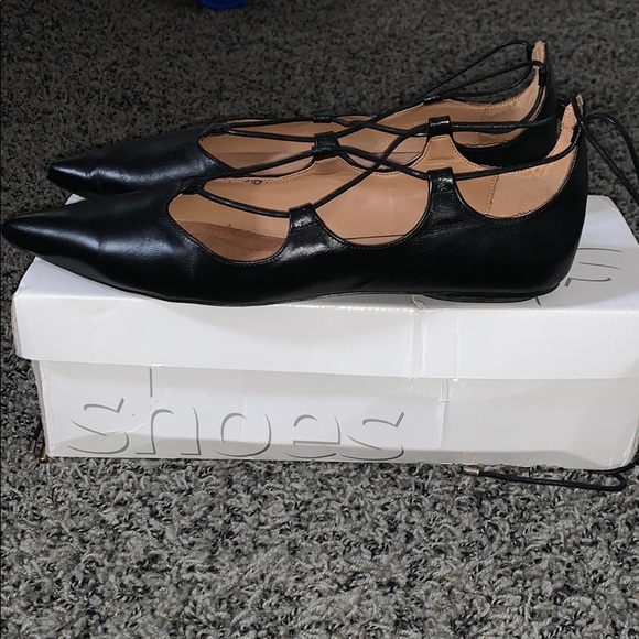 TopShop Kingdom Ghillie leather flats - Picture 5 of 9